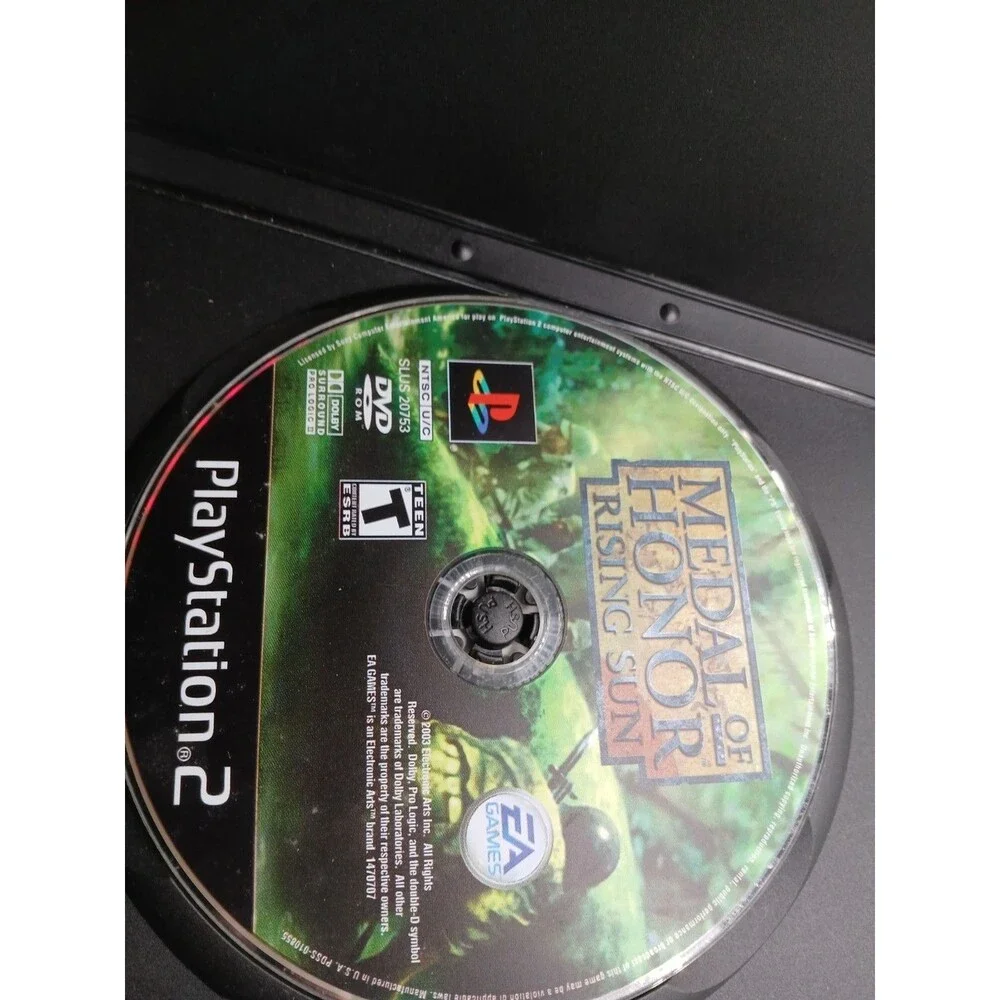 2) PS2 Medal Of Honor Frontline & Medal Of Honor Rising Sun Bundle Lot CIB
